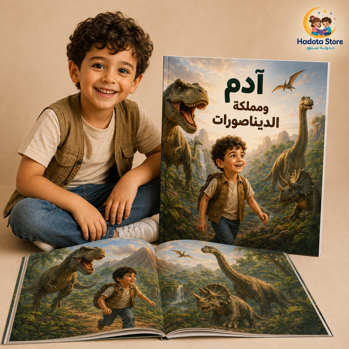 آدم ومملكة الديناصورات